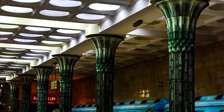 Станция метро в Ташкенте